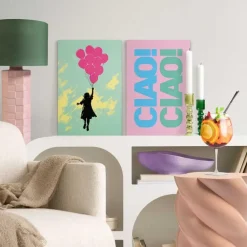 Schilderijen-Reinders Set poster met lijst - Ciao Ciao