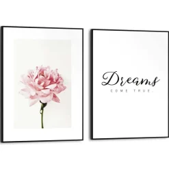 Posters-Reinders Set poster met lijst - Dream Flower