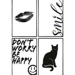 Posters-Reinders Set poster met lijst - Funky bundel