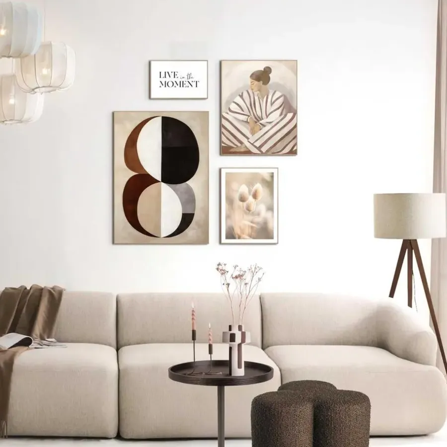 Reinders Set poster met lijst - In het moment