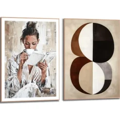 Posters-Reinders Set poster met lijst - Ontspannen