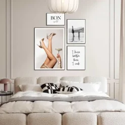 Reinders Set poster met lijst - Vier het moment