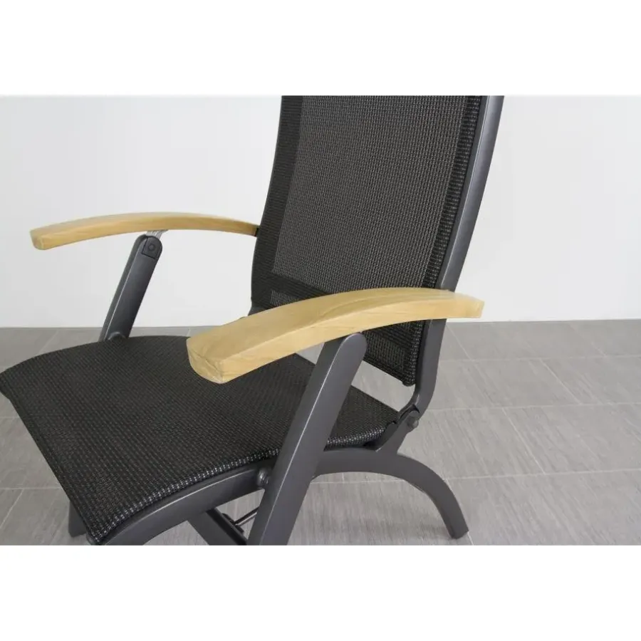 Hartman Set van 4 - Da Vinci verstelbare stoel - Teak