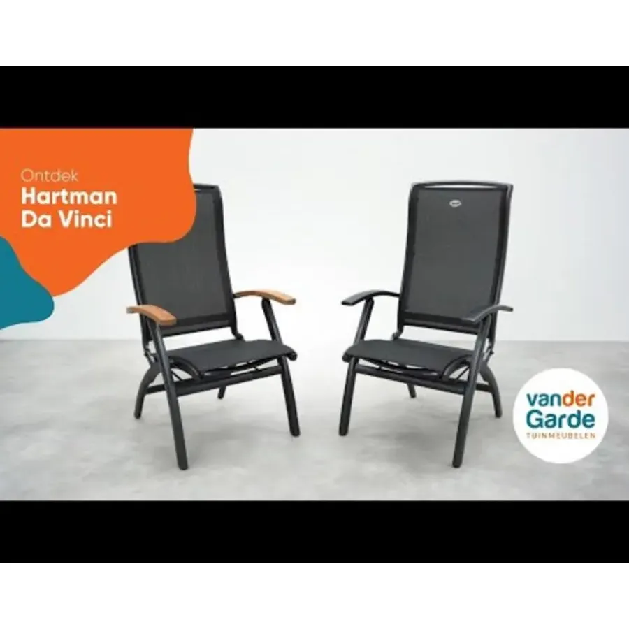 Hartman Set van 4 - Da Vinci verstelbare stoel - Teak