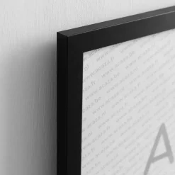 Fotolijsten-Merkloos Set van 2 Fotokaders - A3 formaat - Foto Lijsten in MDF Hout - Zwart