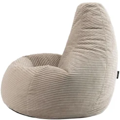 Zitzakken-icon Set van 2 Zitzak Dalton - Corduroy Zitzak Volwassenen - Beige