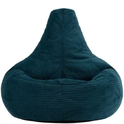 icon Set van 2 Zitzak Dalton - Corduroy Zitzak Volwassenen - Blauwgroen