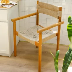 Tuinstoelen-Nordlys Set van 2 tuinstoelen van massief acaciahout