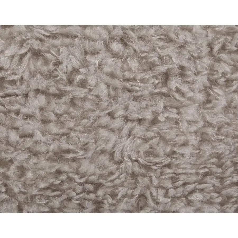 Hockers En Voetenbanken-Beliani SHEEP - Hocker - Grijs - Polyester