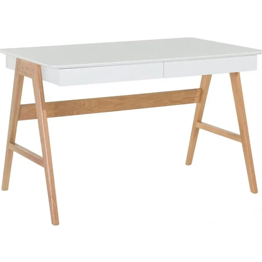 Beliani SHESLAY - Bureau - Wit - MDF