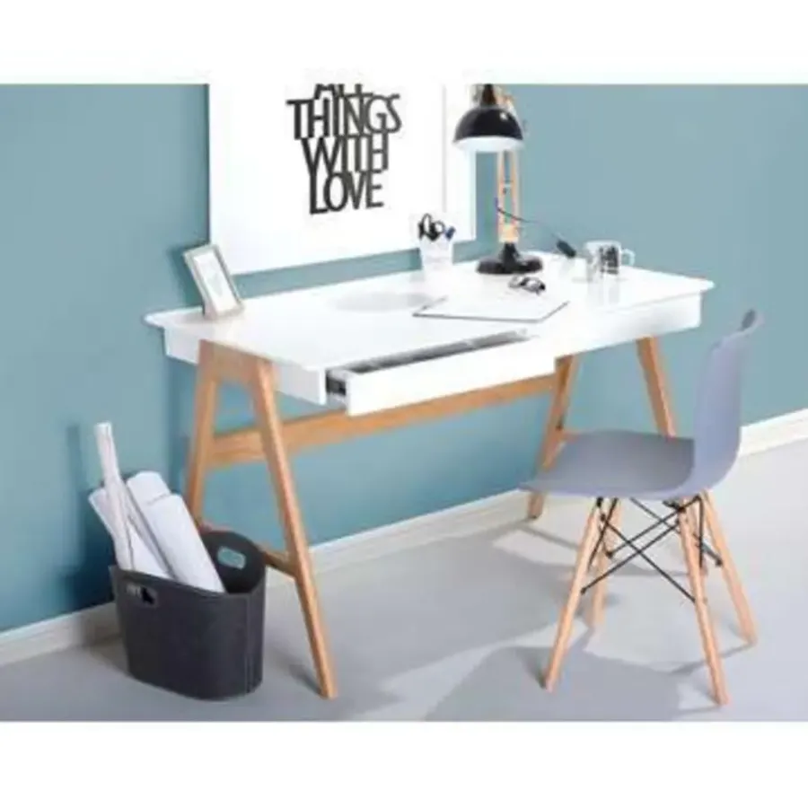 Beliani SHESLAY - Bureau - Wit - MDF