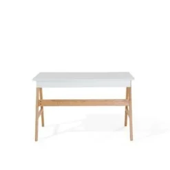 Beliani SHESLAY - Bureau - Wit - MDF
