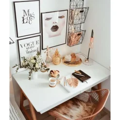 Beliani SHESLAY - Bureau - Wit - MDF