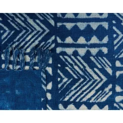 Beliani SHIVPURI - Plaid - Blauw - 130 x 180 cm - Katoen