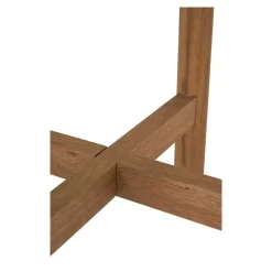 House Nordic Sidetable Acacia Naturel/Wit - 37x37x46cm - Terracina