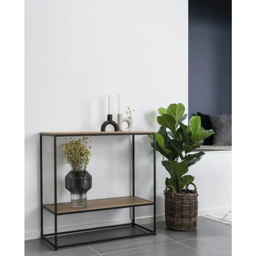 House Nordic Sidetable Bruin - Melamine - 80cm - Tafel Vita