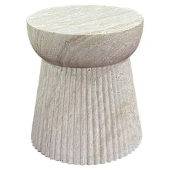 House Nordic Sidetable Fiberclay Naturel - 37x37x43cm - Bonn