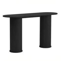 Giga Living Sidetable Zwart Eikenhout - 130x40x75cm - Nola