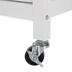 Trolleys-Beliani SIENA - Keukentrolley - Wit - MDF