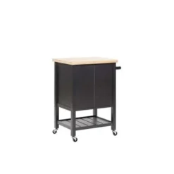 Trolleys-Beliani SIENA - Keukentrolley - Zwart - MDF