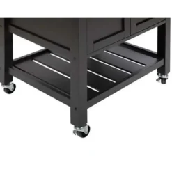 Trolleys-Beliani SIENA - Keukentrolley - Zwart - MDF