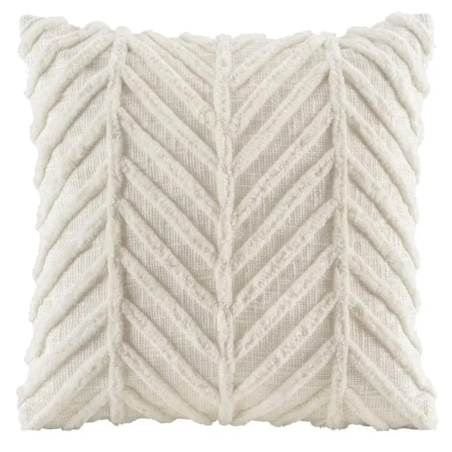 Sierkussens-Leen Bakker Sierkussen Boas - off white - 45x45 cm