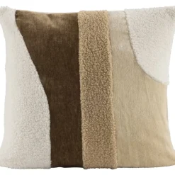 Leen Bakker Sierkussen Brent - beige/bruin - 45x45 cm