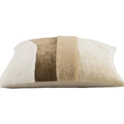 Leen Bakker Sierkussen Brent - beige/bruin - 45x45 cm