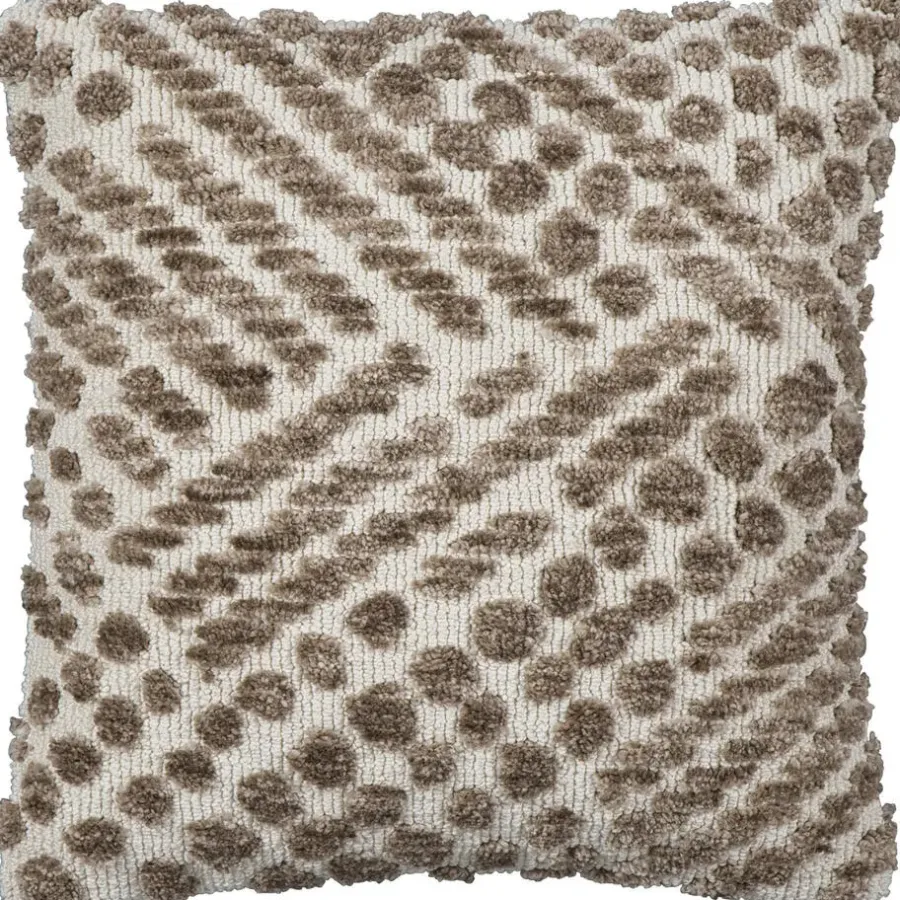 Leen Bakker Sierkussen Damian - taupe - 45x45 cm