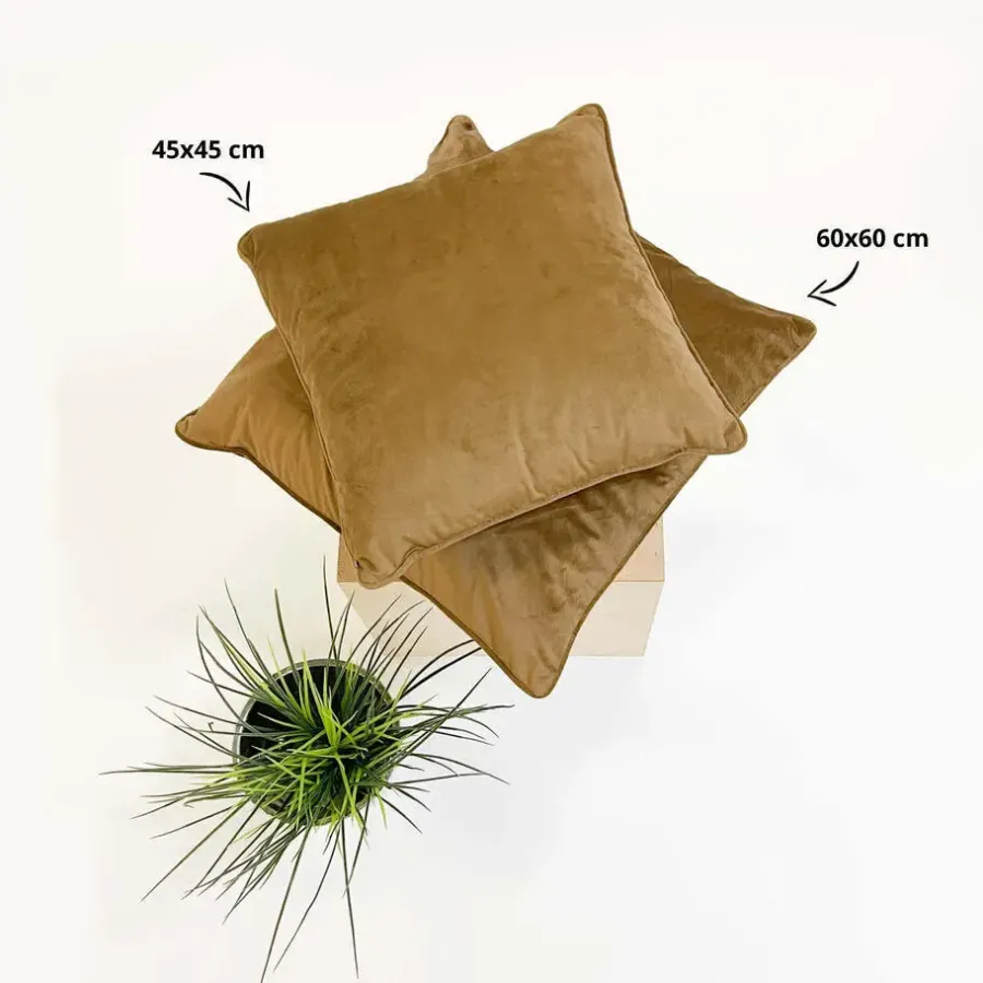 Sierkussen.nl Sierkussen Finn - Tobacco Brown - 60x60 cm
