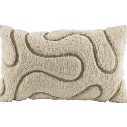 Leen Bakker Sierkussen Guust - off-white/taupe - 30x50 cm