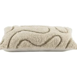 Leen Bakker Sierkussen Guust - off-white/taupe - 30x50 cm