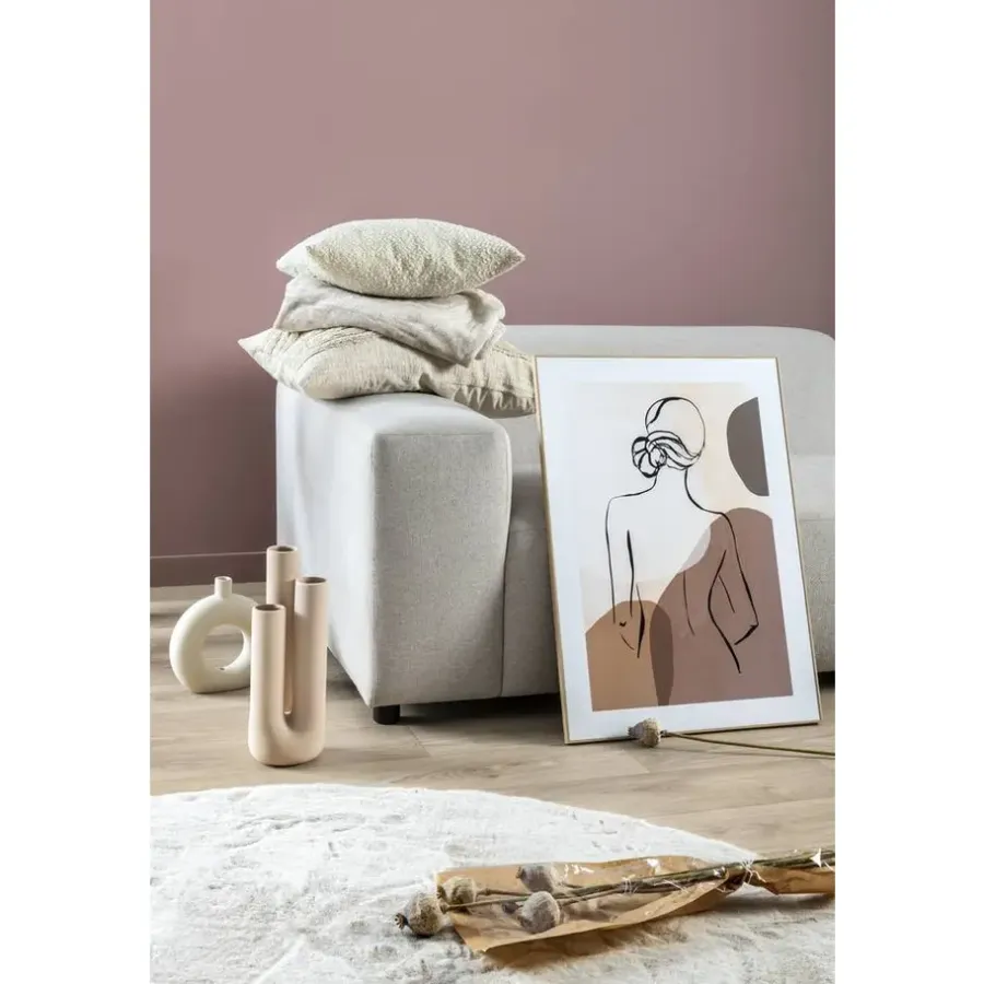 Leen Bakker Sierkussen Mels - off-white - 40x60 cm
