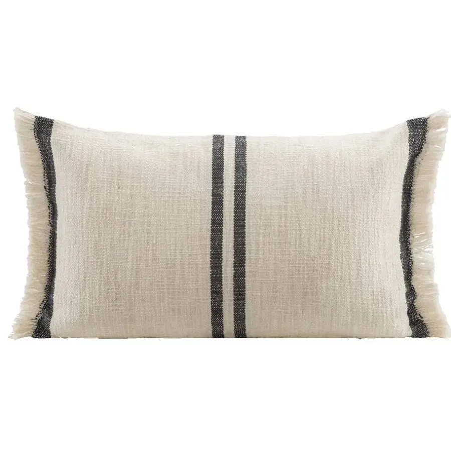 Sierkussens-Leen Bakker Sierkussen Xavi - off-white/zwart - 30x50 cm