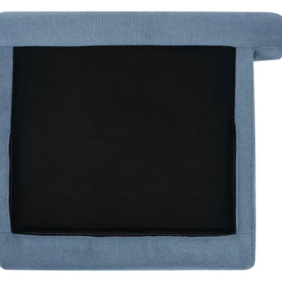 Leen Bakker SIEVOZ - Chaise longue - Blauw - Rechtszijdig - Polyester