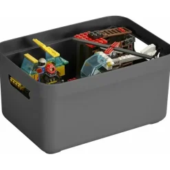 Opbergboxen-Sunware Sigma home opbergbox 5L antraciet