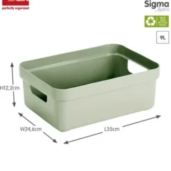Opbergboxen-Sunware Sigma home opbergbox 9L groen