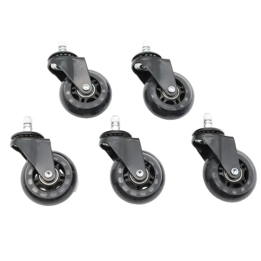 Bureaustoelen|Bureaustoelen-Sedero Skate wielen voor bureaustoel - Set van 5