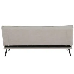 Giga Meubel Slaapbank 3-Zits - Beige Stof - Zithoogte 43cm - 181x83x81cm - Mali