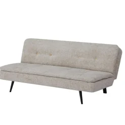 Giga Meubel Slaapbank 3-Zits - Beige Stof - Zithoogte 41cm - 179x87x80cm - Olive