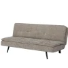 Slaapbanken|Slaapbanken-Giga Meubel Slaapbank 3-Zits - Taupe Stof - Zithoogte 41cm - 179x87x80cm - Olive