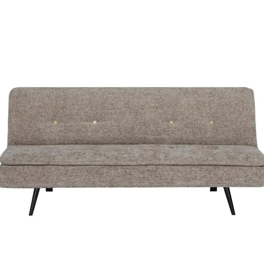 Slaapbanken|Slaapbanken-Giga Meubel Slaapbank 3-Zits - Taupe Stof - Zithoogte 41cm - 179x87x80cm - Olive