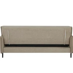 Slaapbanken|Slaapbanken-Giga Meubel Slaapbank 3-Zits - Taupe Stof - Zithoogte 47cm - 200x85x87cm - Torvi