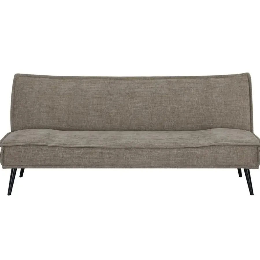 Giga Meubel Slaapbank 3-Zits - Taupe Stof - Zithoogte 43cm - 181x83x81cm - Mali