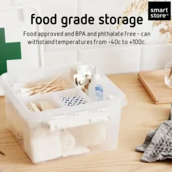 SmartStore Stevige Opbergbox 7L Set van 3 - 28x28x17cm
