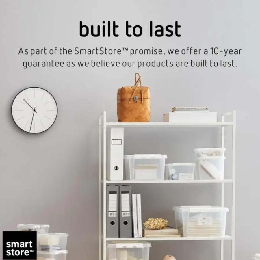 SmartStore Stevige Opbergbox 7L Set van 3 - 28x28x17cm