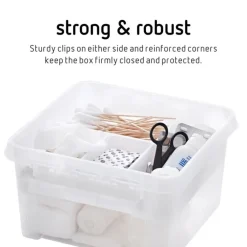 SmartStore Stevige Opbergbox 7L Set van 3 - 28x28x17cm