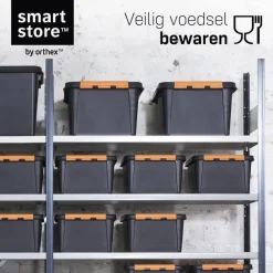 Opbergboxen-SmartStore Stevige Opbergbox 49L Set van 3 - 59x39x34cm