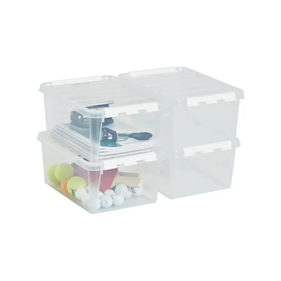 Opbergboxen-SmartStore Stevige Opbergbox 14L Set van 10 - 40x30x18cm