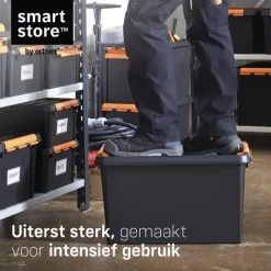 Opbergboxen-SmartStore Stevige Opbergbox 14L Set van 3 - 40x30x19cm